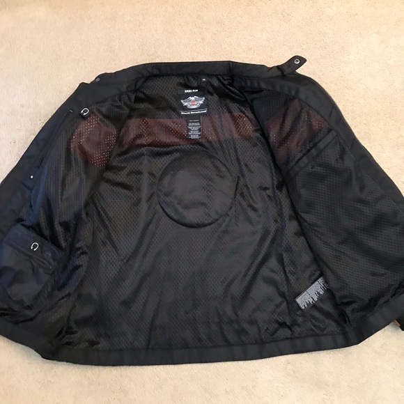 Harley Davidson Motorcycle Riding Jacket Mens 3XL XXXL  Las Vegas Kingman Patch - Picture 3 of 13